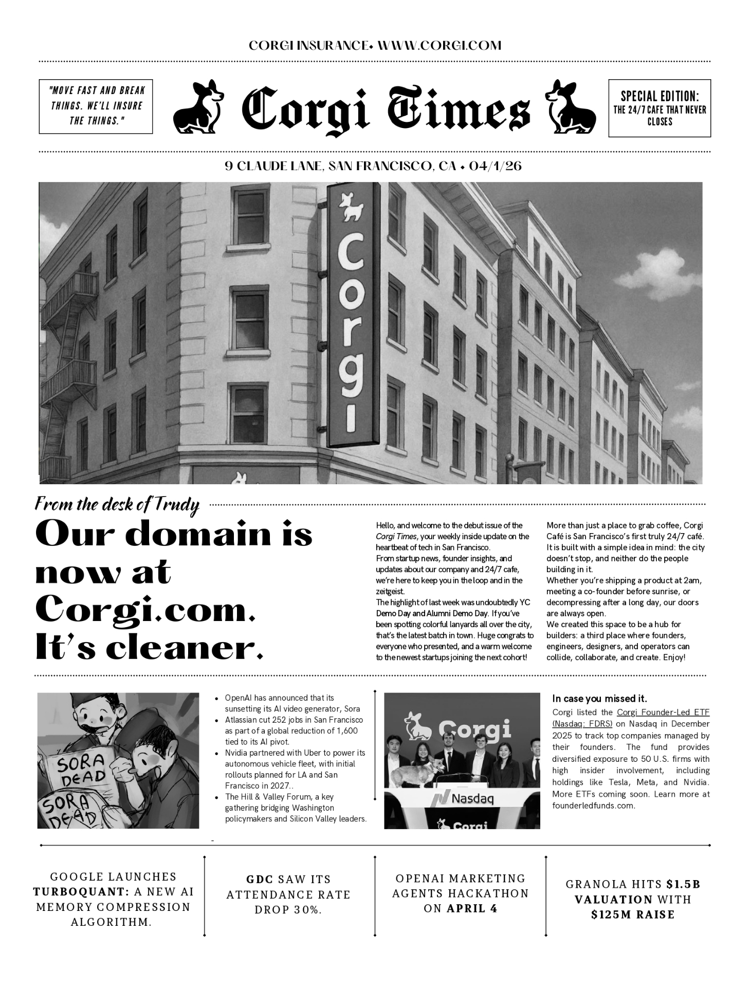 The Corgi Times — Issue No. 1