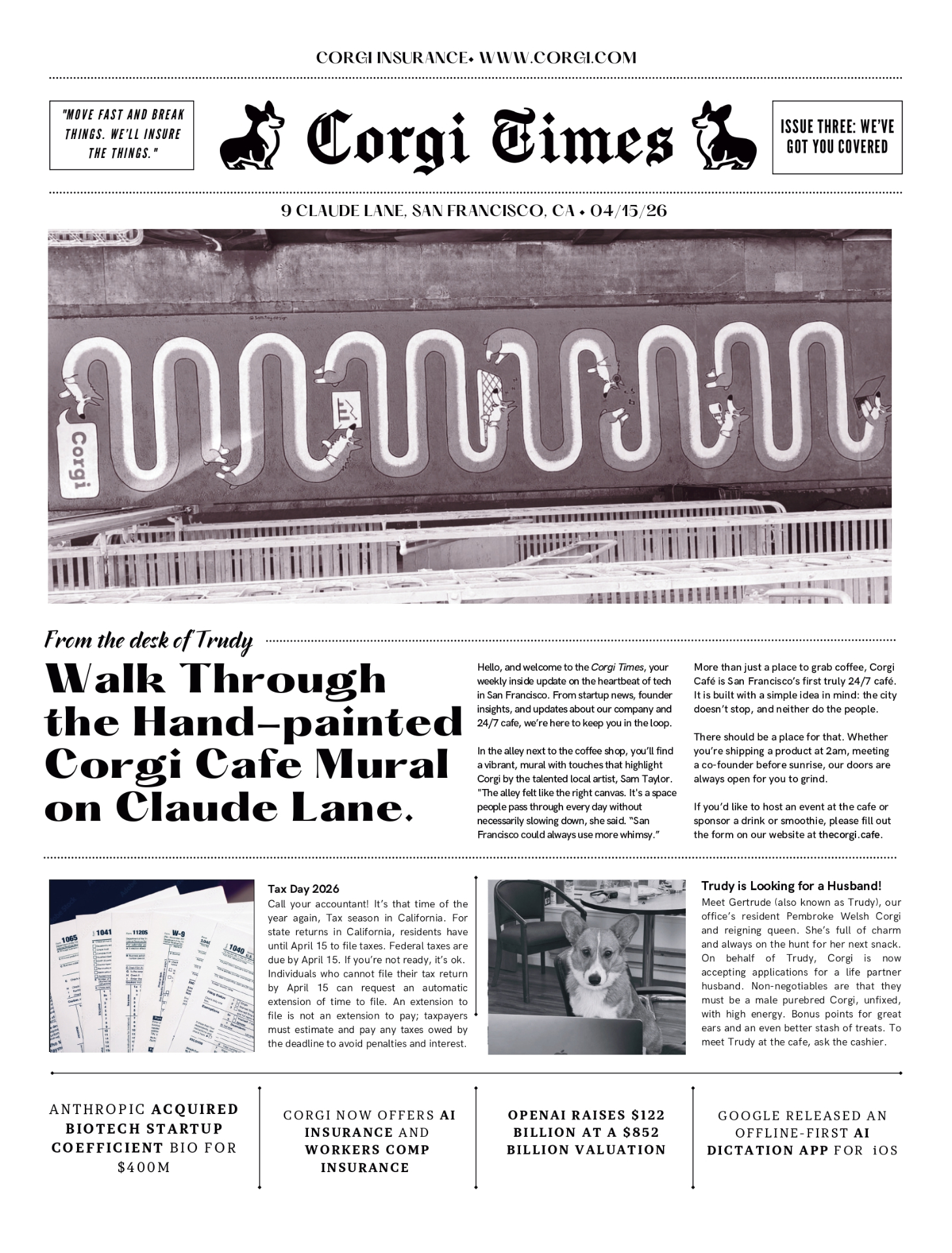 The Corgi Times — Issue No. 3